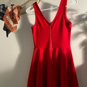 Red Lulus dress